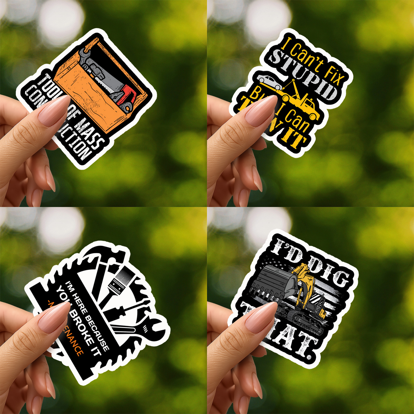 Hard Hat Stickers