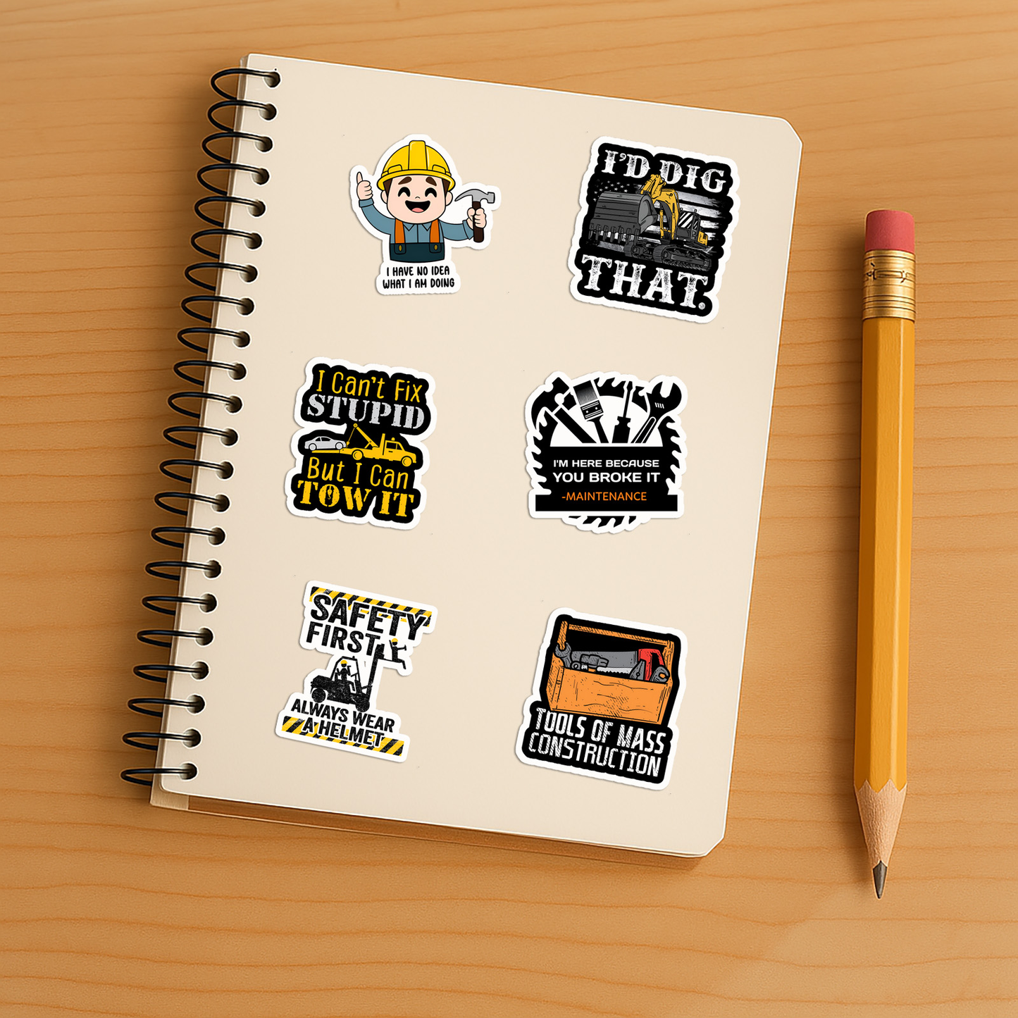 Hard Hat Stickers