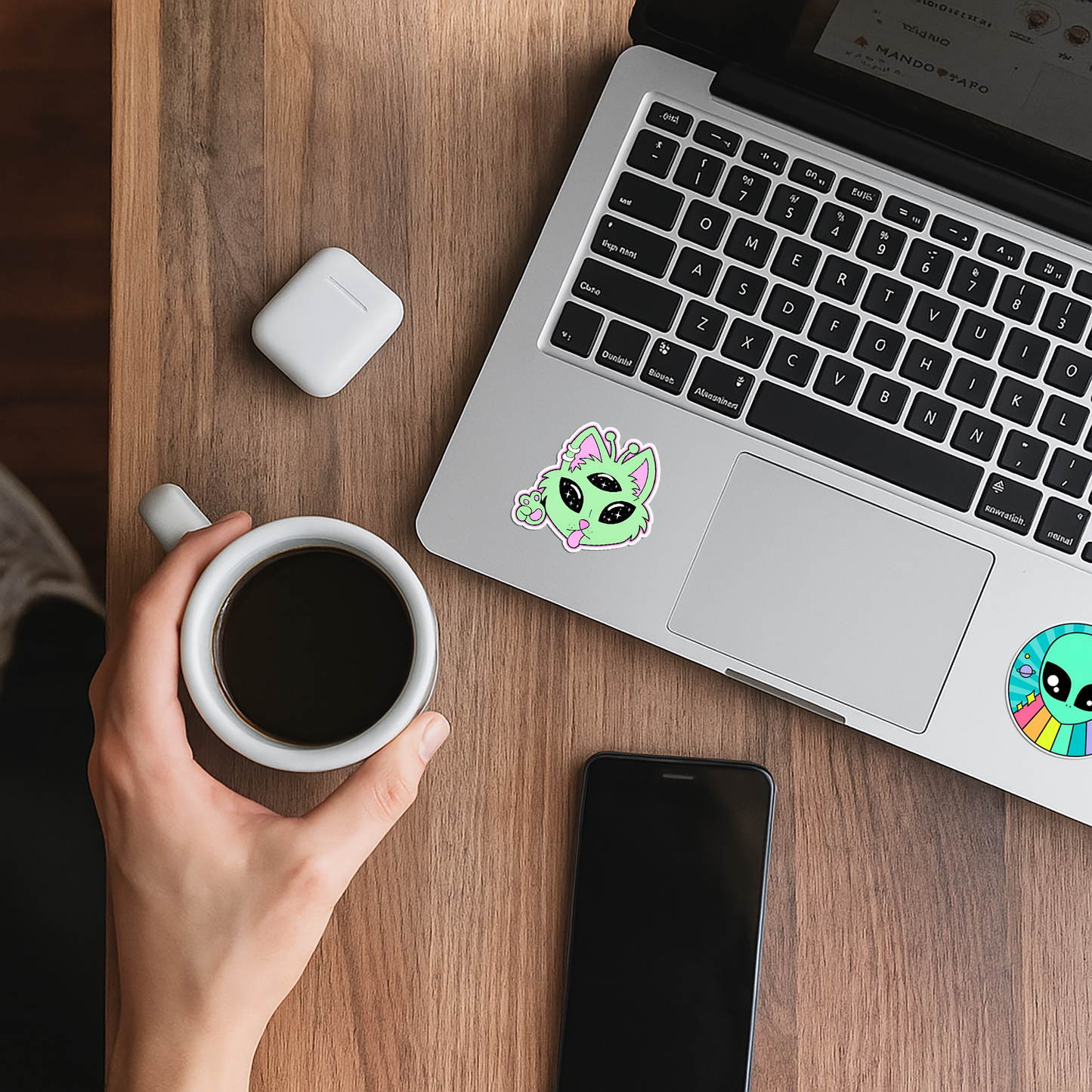 Alien Stickers, UFO, Space