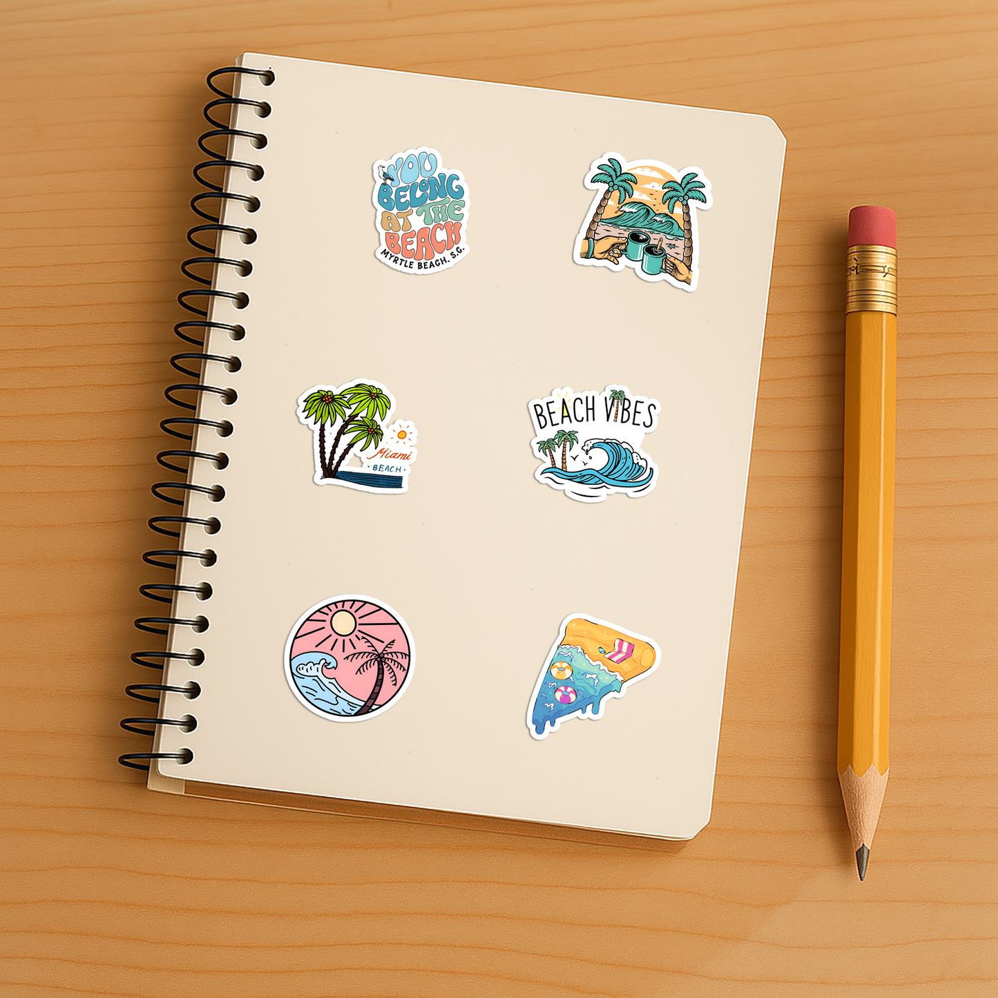 Beach Stickers