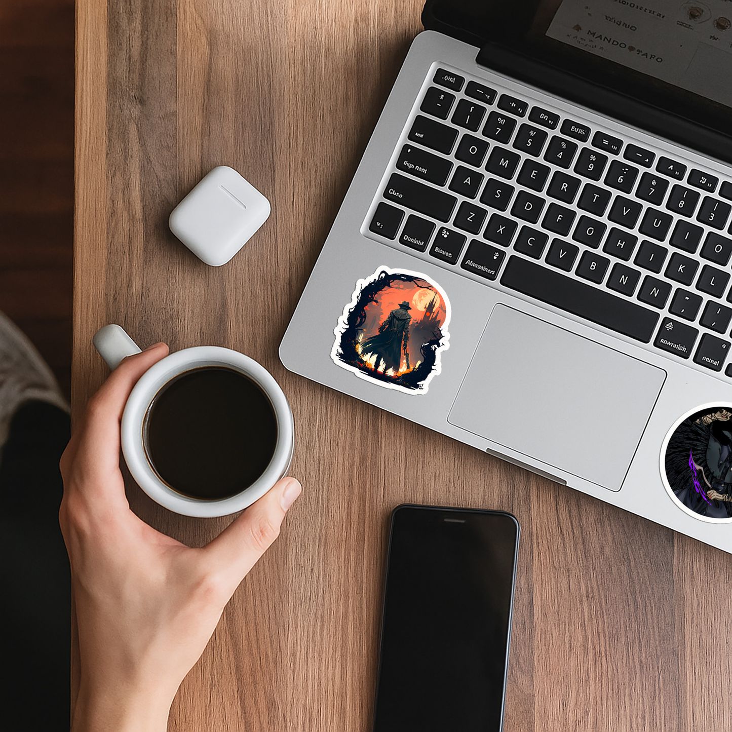 Bloodborne Hunt sticker