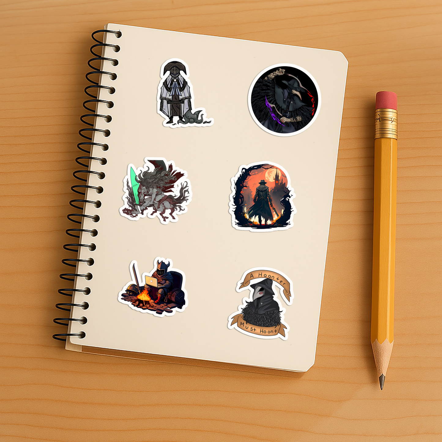 Bloodborne Hunt sticker