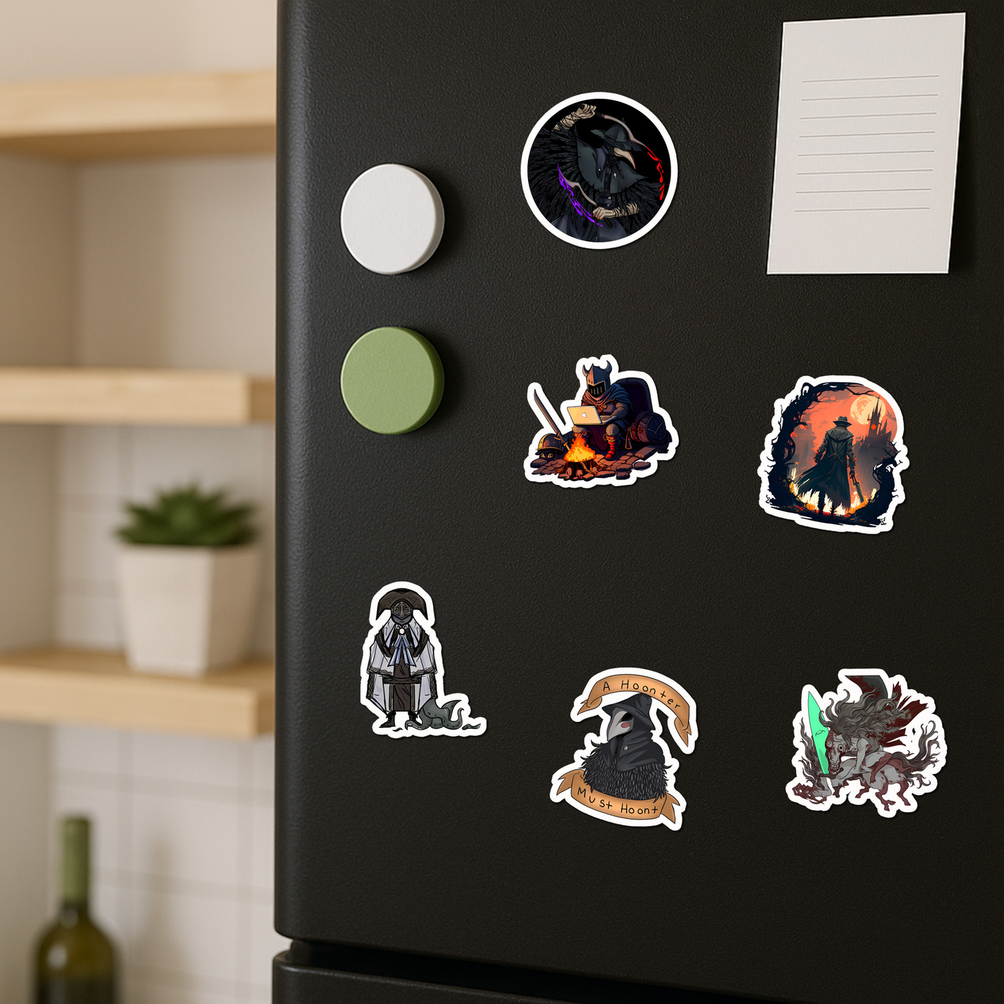 Bloodborne Hunt sticker