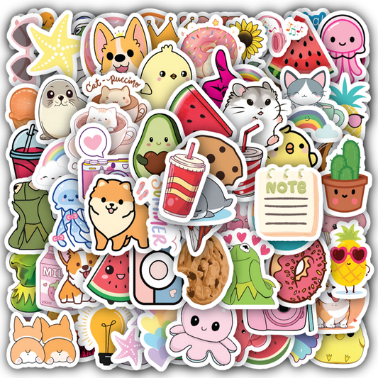 Cute Fun Stickers Pack for Girls Boys