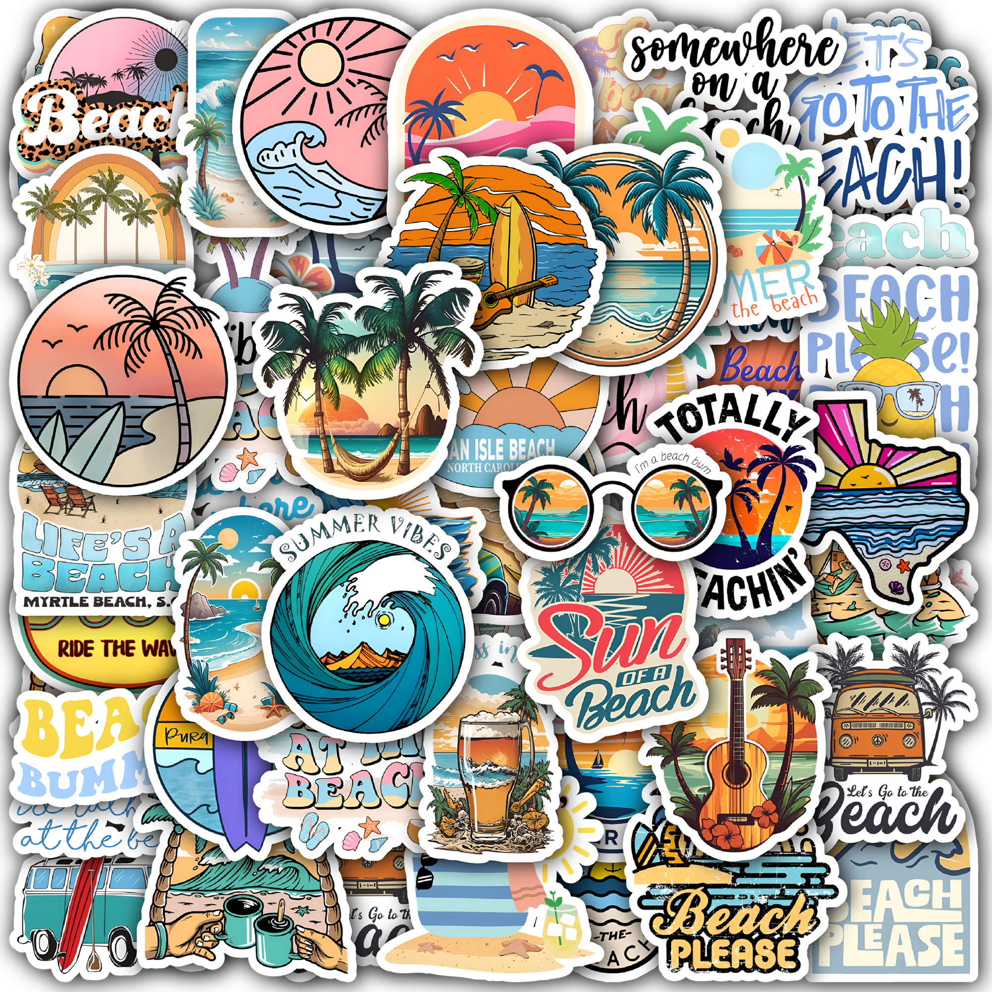 Beach Stickers