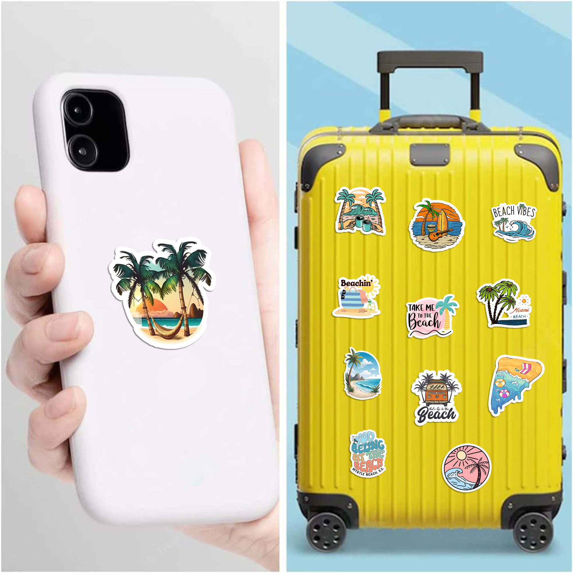 Beach Stickers