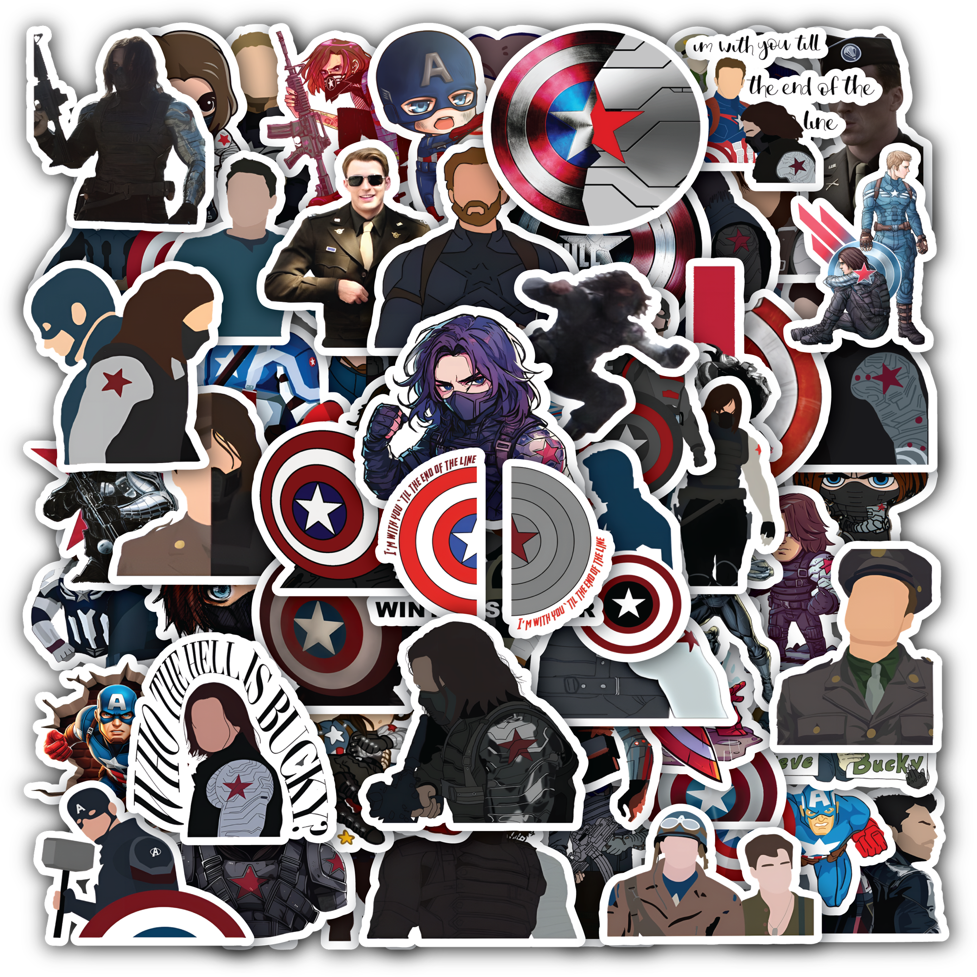 Captains America and Winter Soldiers