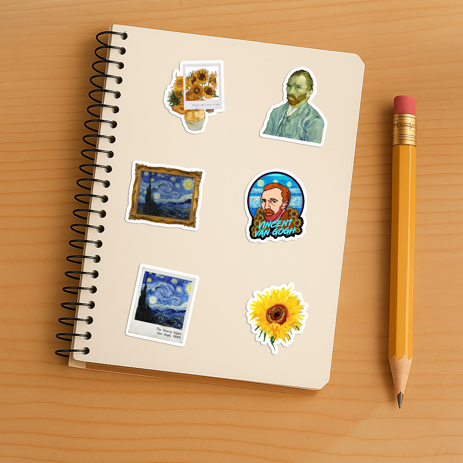 Van Gogh The Starry Night Sunflowers Art