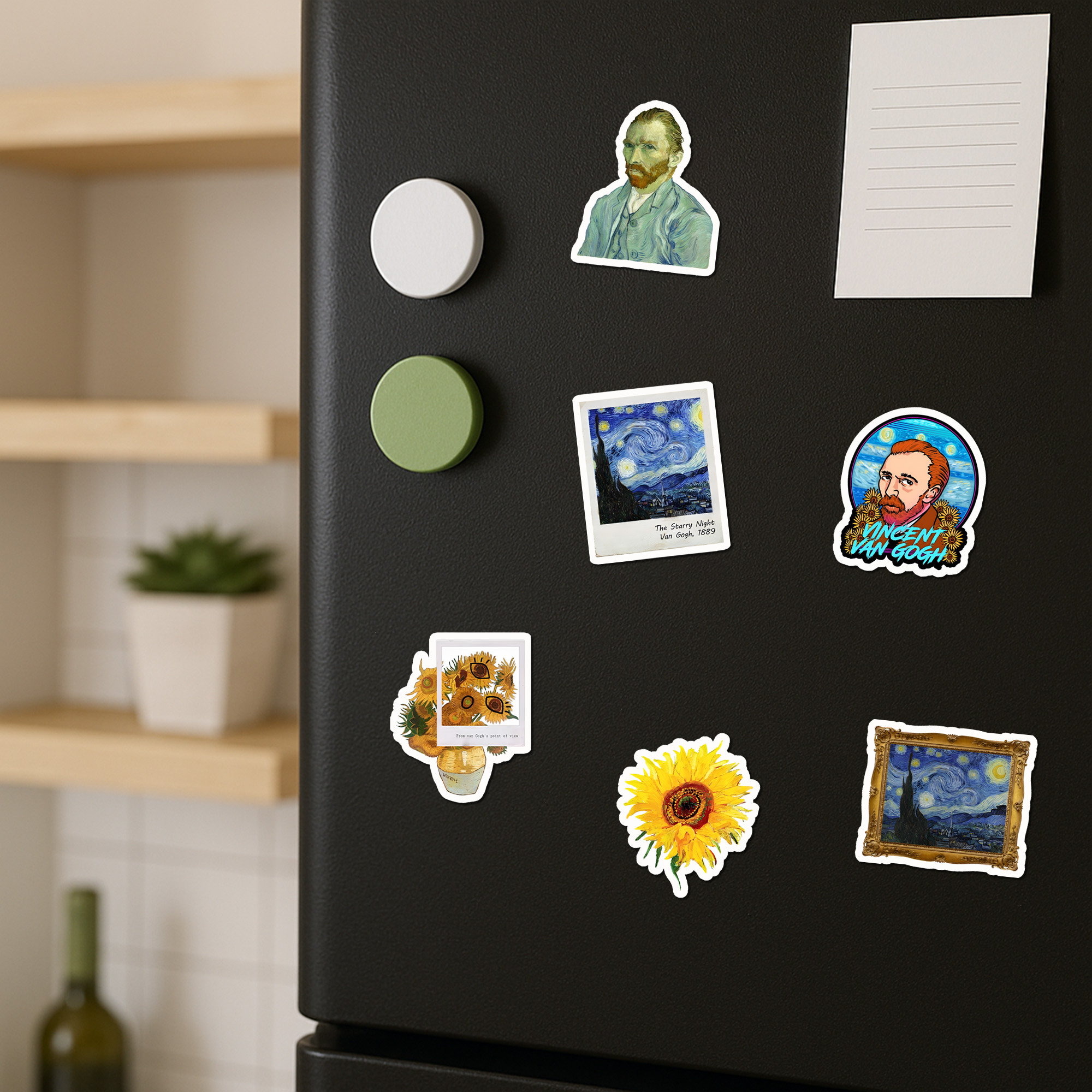 Van Gogh The Starry Night Sunflowers Art