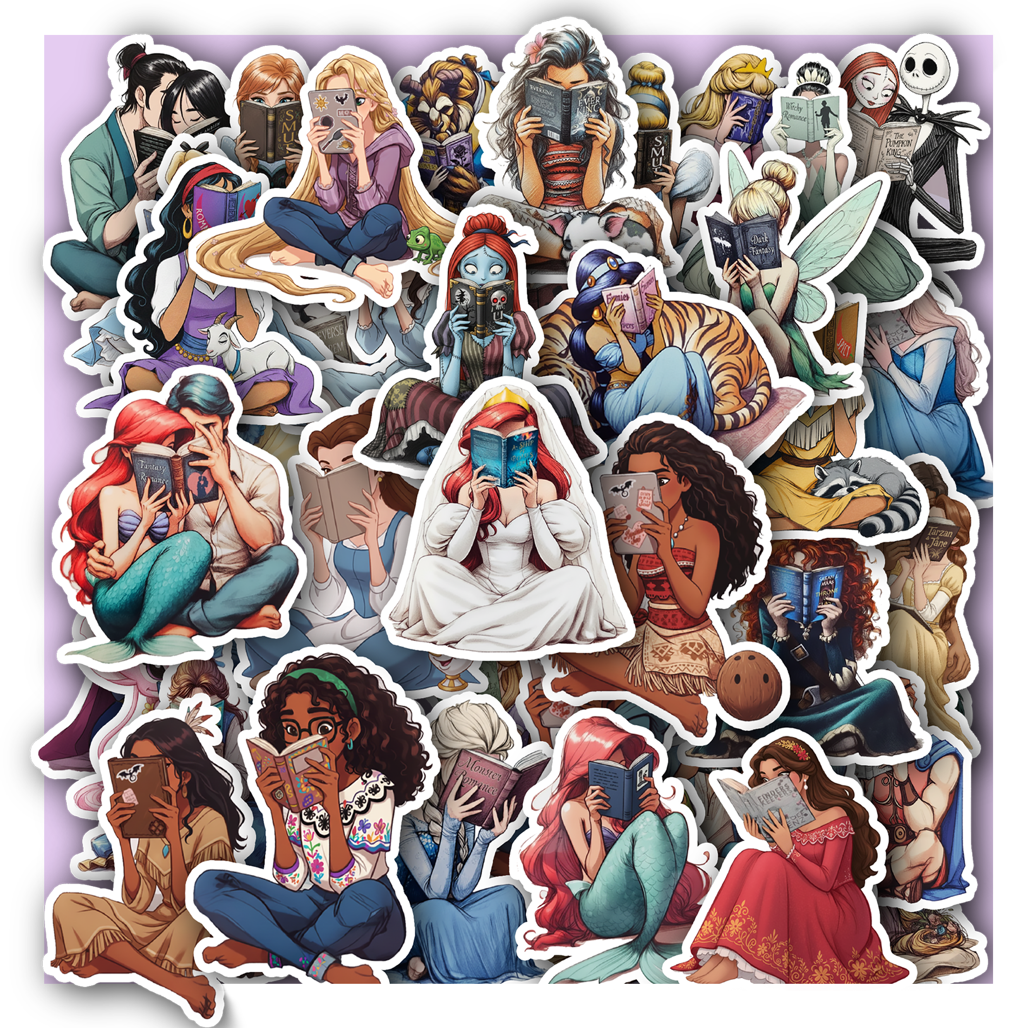 Princess Reading Book