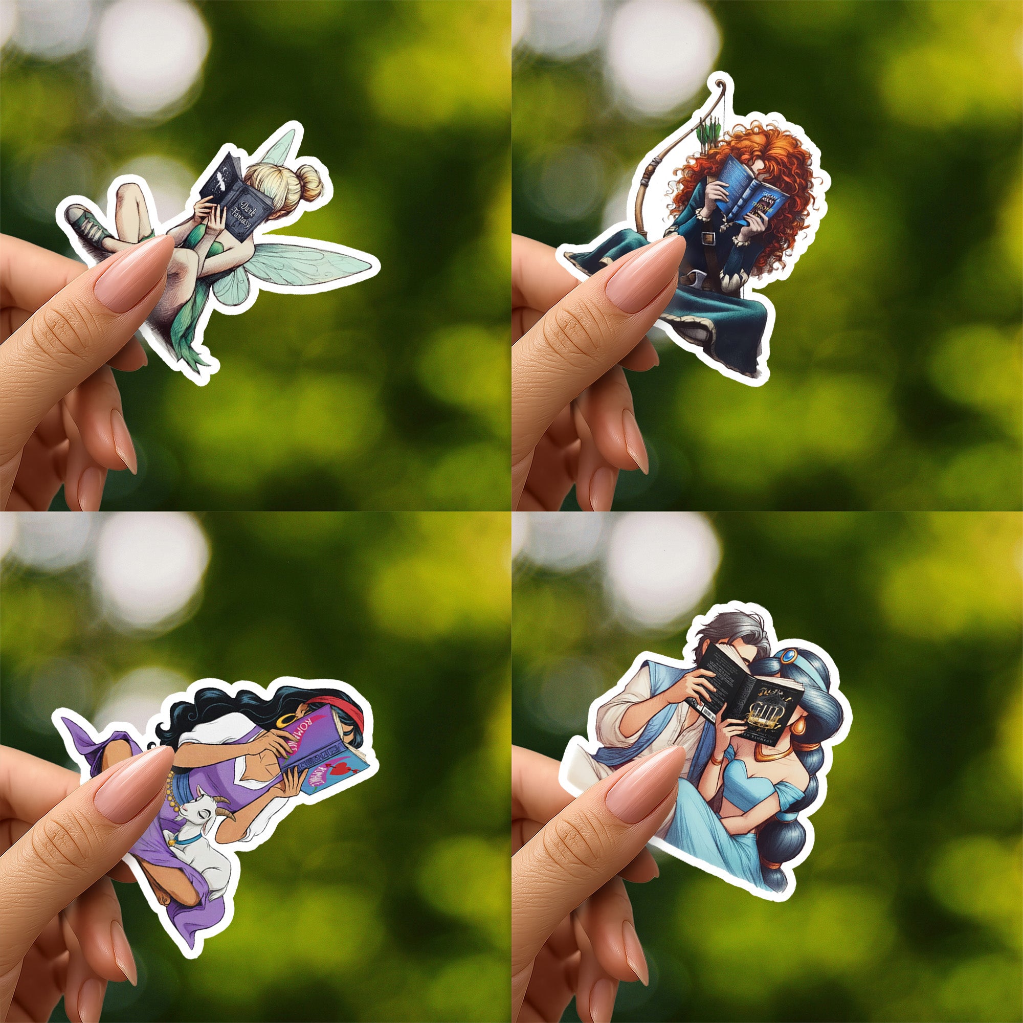 Princess Reading Book